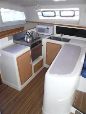 Used Sail Catamaran for Sale 2005 Leopard 47 Layout & Accommodations Image Gallery